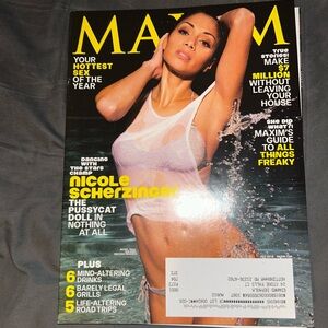 Maxim Magazine with Nicole Scherzinger Cover July 2010